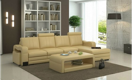 Janice - 3SC - Leather Sofa Lounge Set
